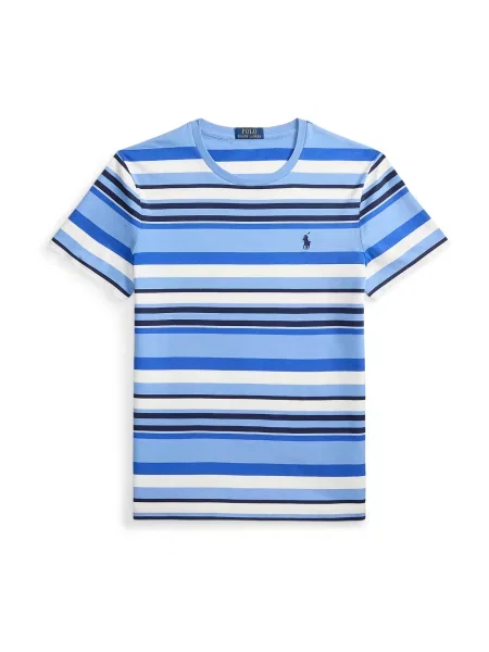 Polo Ralph Lauren Tricou albastru / bleumarin / albastru deschis alb