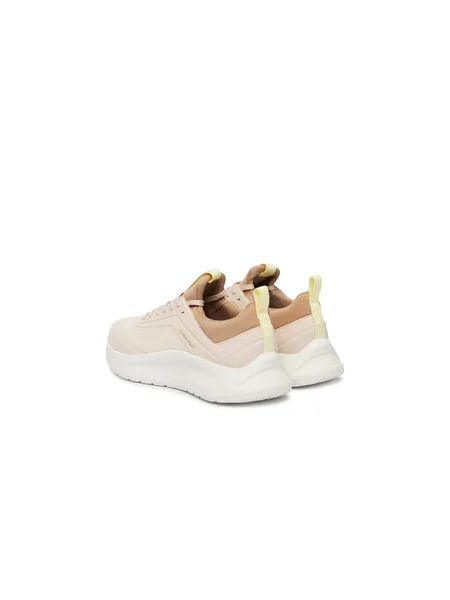 Női cipők Calvin Klein Light Runner Sock Mesh Lycra whisper pink/lemonade/silver mink. Méret: 36 EU bézs