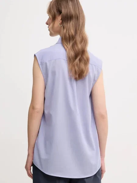 Calvin Klein koszula fioletowa