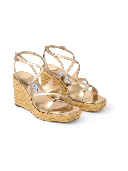 Espadryle Jimmy Choo skórzane żółte
