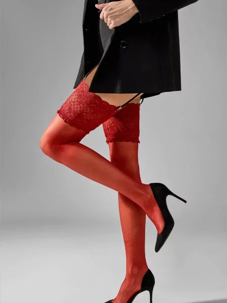 Чулки Legs красные