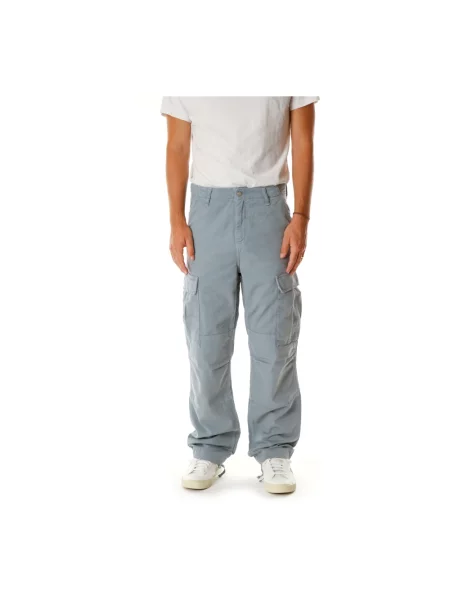 Spodnie cargo Carhartt Wip niebieskie