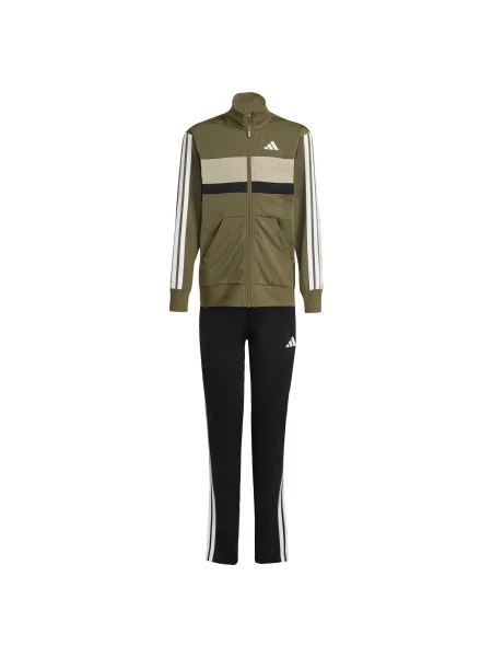 ADIDAS SPORTSWEAR Costum de trening Seasonal Essentials Tiberio oliv / negru alb