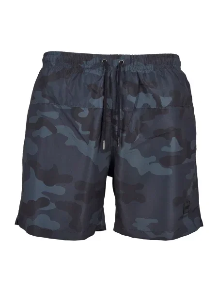 Urban Classics Plavecké šortky kouřově / noční modrá