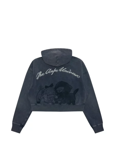 Hanorac cu glugă Aape By A Bathing Ape cu imagine albastru