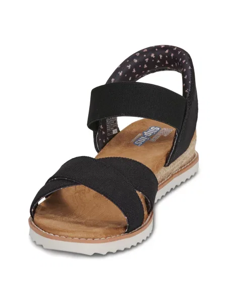 Púštne členkové topánky Skechers čierna