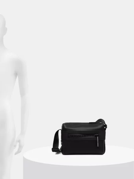 Кожаная сумка Armani Exchange