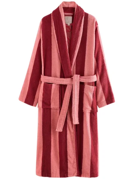 Next Halat de baie lung vin / pastel roșu