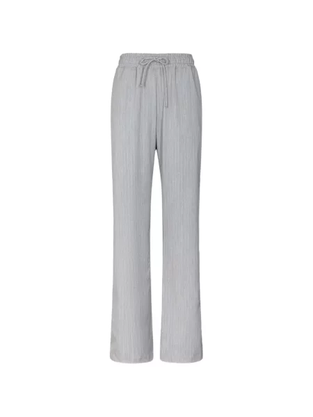 Pantaloni Gaëlle Paris cu cordon gri