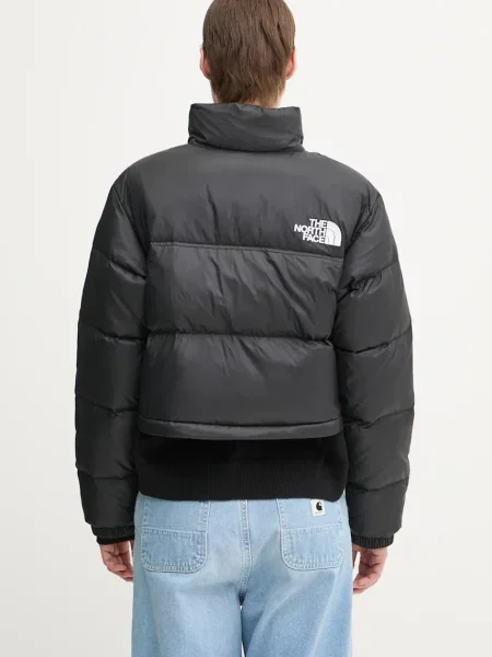 Péřová bunda The North Face Nuptse zimní oversize černá