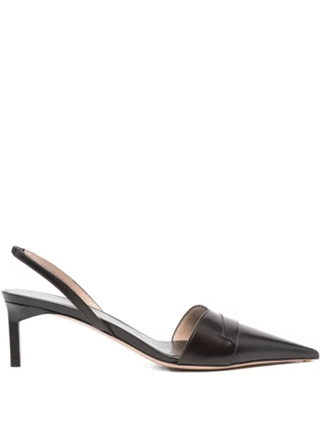 Pantofi cu toc Tom Ford slingback maro