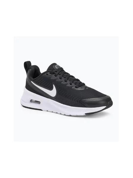 Кросівки Nike Air Max Nuaxis black/dark grey/comet red/white білі