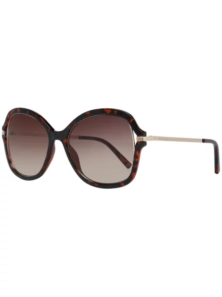 Guess Akcesoria Kobieta ONE SIZE Okulary Przeciwsłoneczne Motylkowe Gradient Ochrona UV brązowy