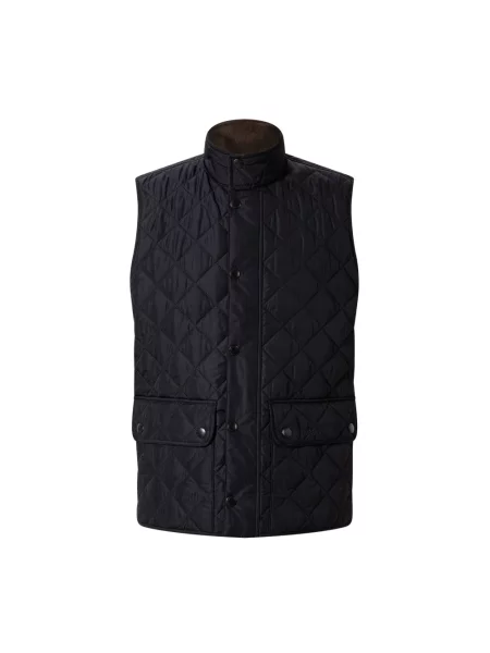 Barbour Kamizelka New Lowerdale Granatowy niebieska