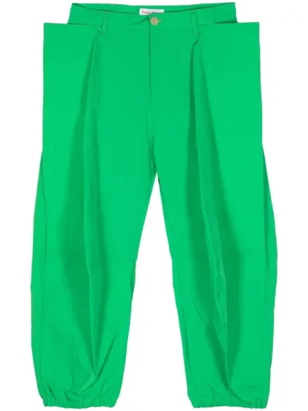 Zúžené cargo kalhoty Walter Van Beirendonck zelené