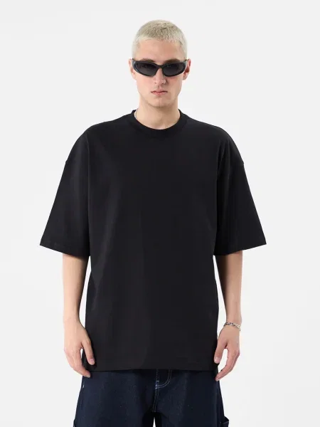 VAMOS CLO Tricou Malva negru alb