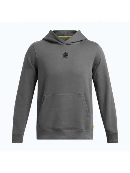Мъжки суитшърт Under Armour Curry Splash castlerock full heather/black черно