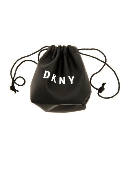 DKNY Cercei auriu transparent negru