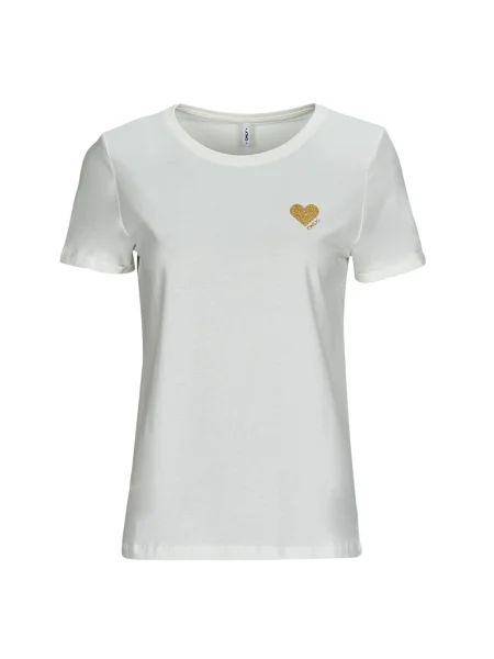 ONLY Tricou Kita alb