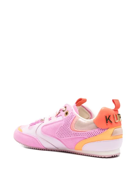 Sneakers Kurt Geiger London με κορδόνια με δαντέλα ροζ