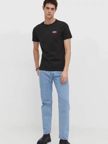 Tričko Levi's s potiskem černá