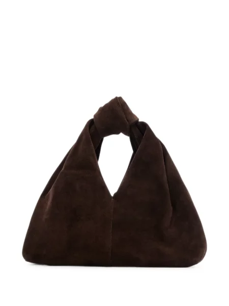 Geantă shopper Loeffler Randall din piele de căprioară maro