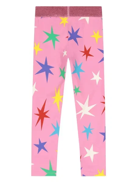 Legginsy dziecięce Stella Mccartney różowe