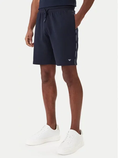 Emporio Armani Underwear szorty lounge granatowe