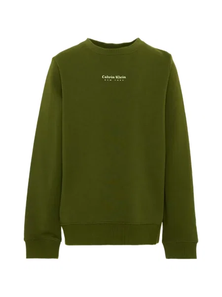 Bluza dziecięca Calvin Klein zielona