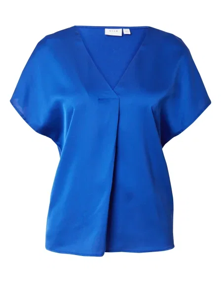 VILA Bluză VIELLETTE cobalt albastru