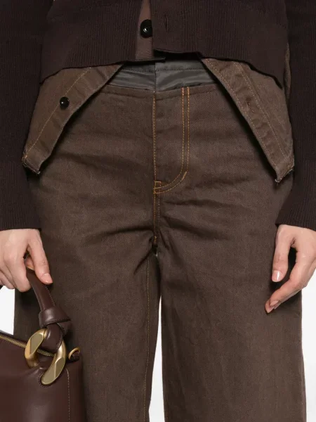 Pantaloni Sacai maro