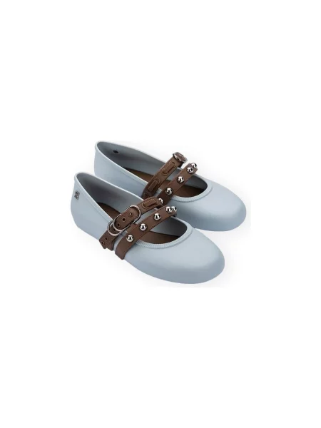 Pantofi Melissa cu tepi albastru