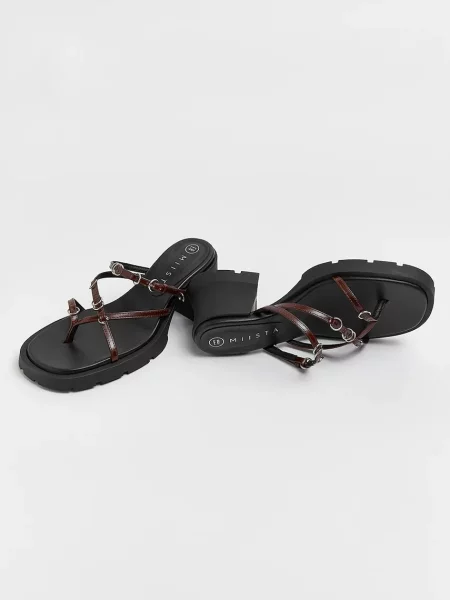 Miista șlapi de piele Jaslene