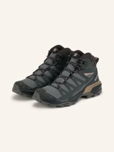 Salomon Turistické Boty X Ultra Mid Gtx tmavě / starorůžová šedá