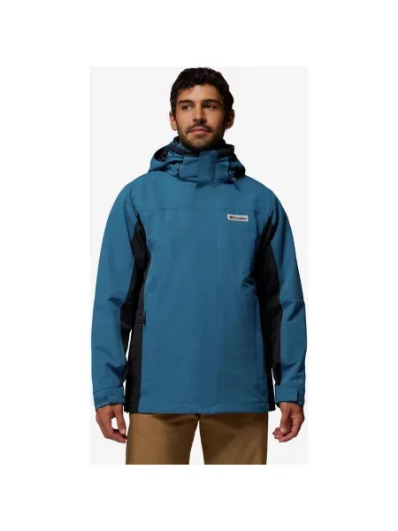 Kurtka z kapturem Columbia Bugaboo IV Fleece Interchange niebieski petrol S czarny