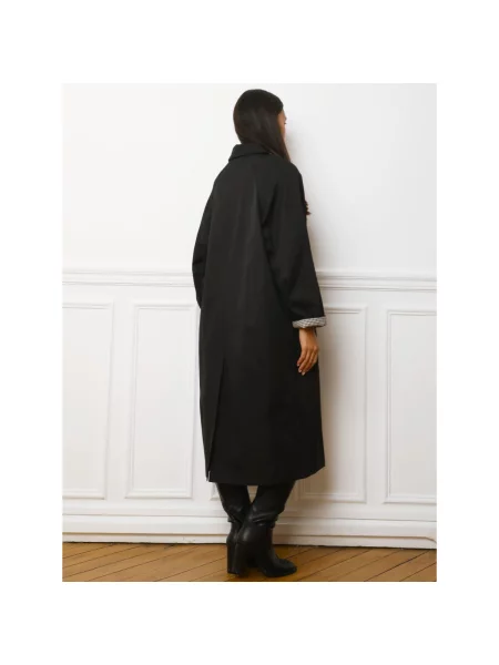 Kabát La Modeuse čierna