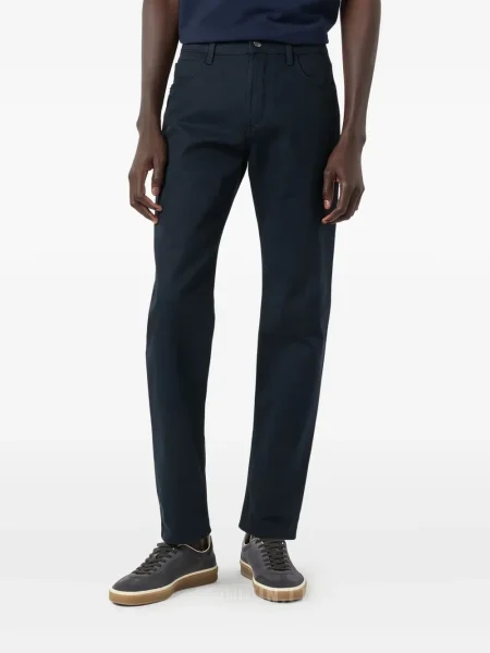 Pantaloni Loro Piana cu 5 buzunare albastru