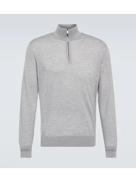 Golf golf Zegna wełniany szary