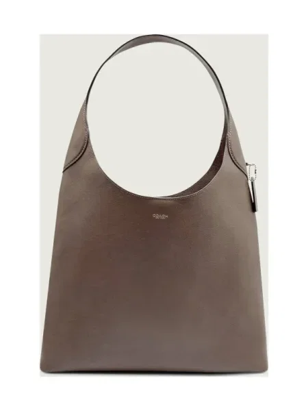 Coach geantă de piele Brooklyn Shoulder Bag 39 maro