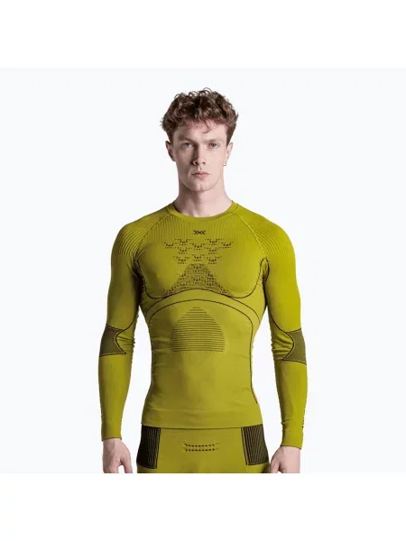 Мъжки термоактивен суитшърт X-Bionic Energy Accumulator moss green зелено