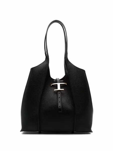 Geantă shopper Tod's din piele negru