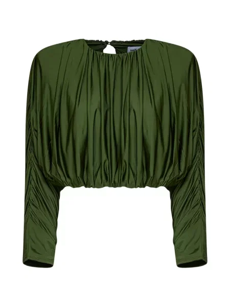Decupat top Self-portrait verde