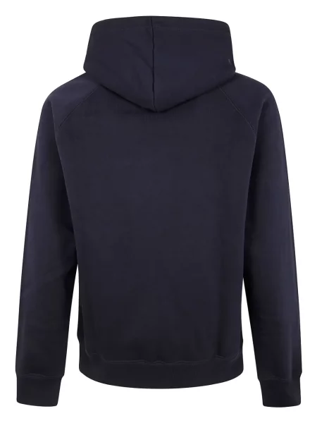 Суичър с качулка Carhartt Wip бродиран синьо