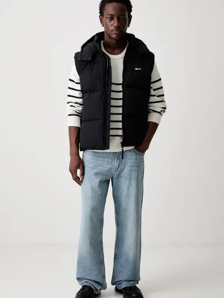 Джинсовый жилет Karl Lagerfeld Jeans с капюшоном