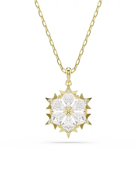Swarovski lănțișor cu pandantiv pentru femei placat cu aur zirconiu cubic MAGIC