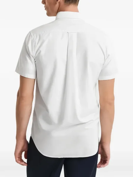 Krátká košile Gant s kapsami na rukávech bílá