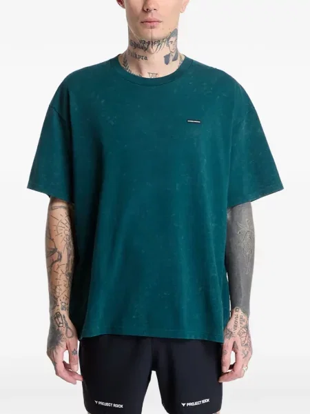 Tricou Under Armour cu autograf verde
