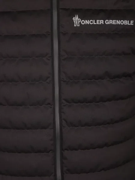 Bunda Moncler Grenoble s kapucí černá