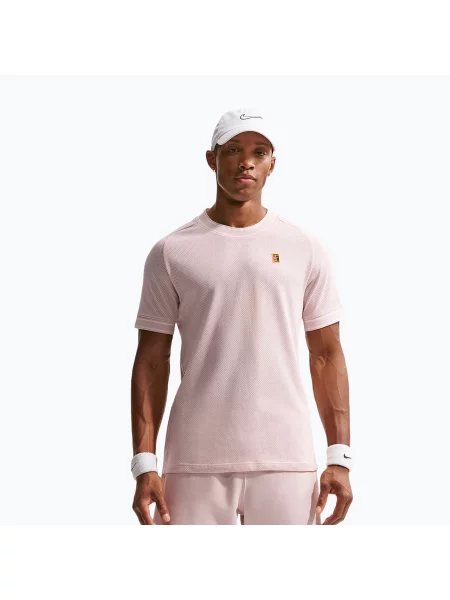 Tricou de tenis pentru bărbați Nike Court Heritage silt red roșu