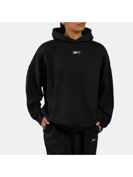 Reebok bluza z kapturem Luxunisex Black Size: czarna